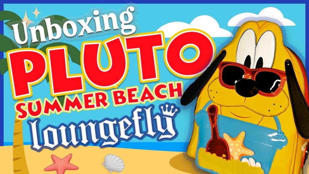 Unboxing the Disney Pluto Summer Beach Loungefly