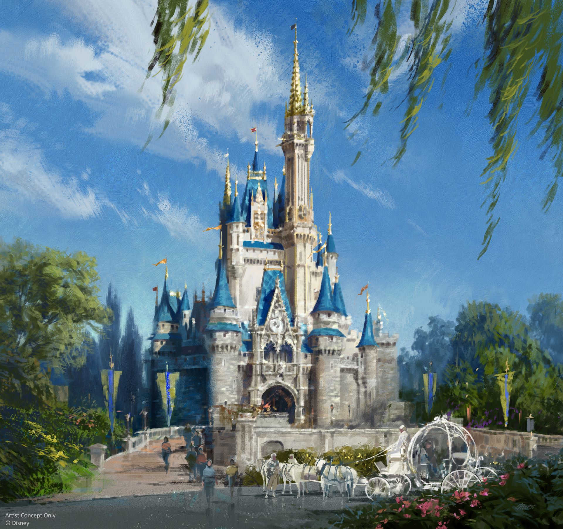 Cinderella’s Castle in the Magic Kingdom at Walt Disney World to get a revamp!