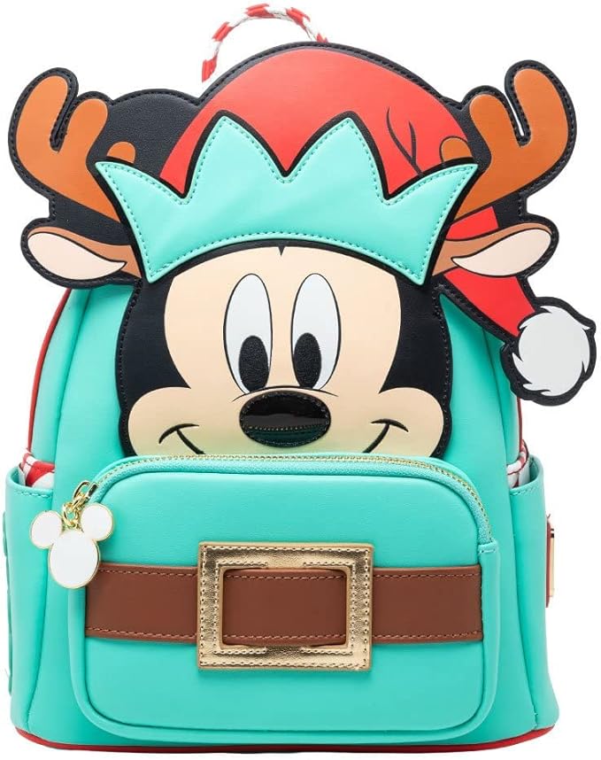 Disney Light Up Mickey Mouse Reindeer Cosplay Mini Backpack