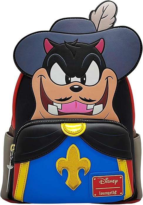 Disney Three Musketeers Pete Villain Cosplay Mini Backpack