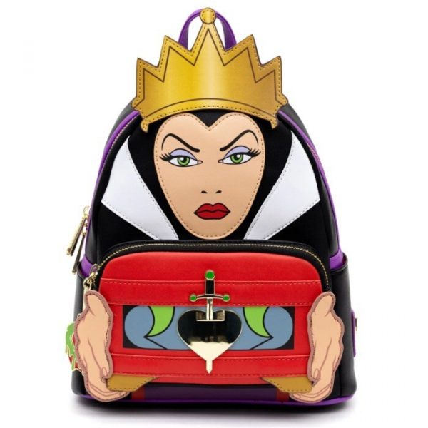 Disney Snow White Evil Queen Holding Heart Box Mini Backpack