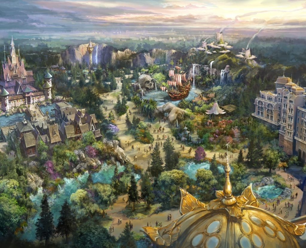 Theme Park World Map